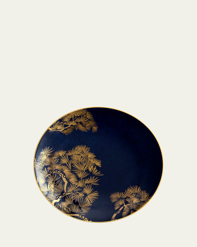 Zen Bonsai Dessert Plates, Set Of 4